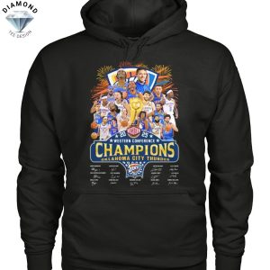2025 Western Conference Finals Champions Oklahoma City Thunder Signature Unisex T-Shirt