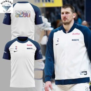 5280 Denver Nuggets Basketball 3D T-Shirt