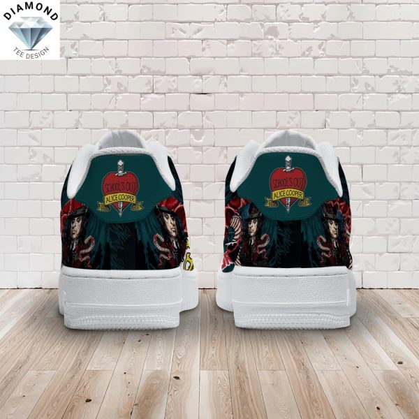 Alice Cooper Too Close For Comfort 2025 Tour Air Force Shoes