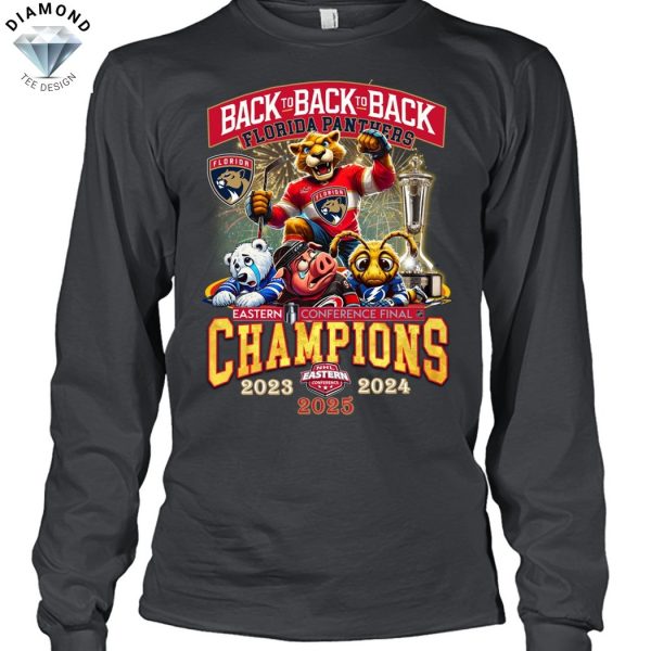Back To Back To Back 2023-2024-2025 Eastern Conference Champions Florida Panthers Unisex T-Shirt