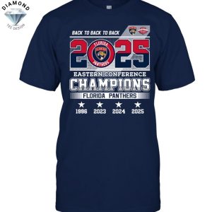 Back To Back To Back 2025 Eastern Conference Champions Florida Panthers Unisex T-Shirt