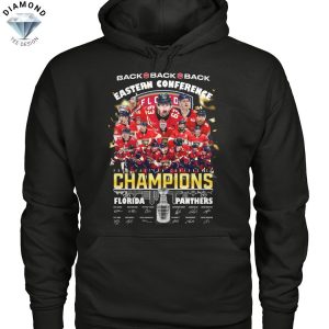 Back To Back To Back Eastern Conference Champions Florida Panthers 2025 Signature Unisex T-Shirt