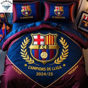 Barcelona 2024-2025 Campions De Lliga Beding Set