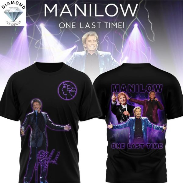 Barry Manilow One Last Time Signature 3D T-Shirt