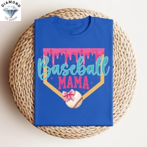 Baseball Drip Mama Ice Cream Shirt