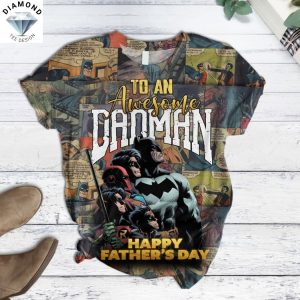 Batman To An Awesome Dadman Happy Father Day Pajamas Set