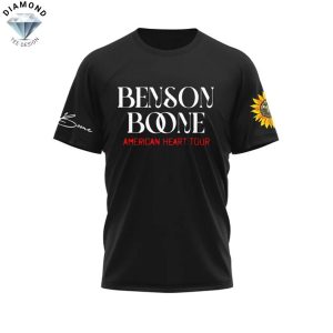 Benson Boone American Heart Tour Signature 3D T-Shirt