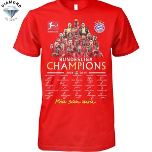 Bundesliga Champions 2024-2025 Signature Mia Sau Mia Unisex T-Shirt