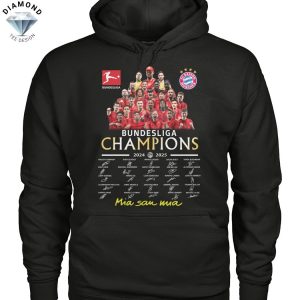 Bundesliga Champions 2024-2025 Signature Mia Sau Mia Unisex T-Shirt