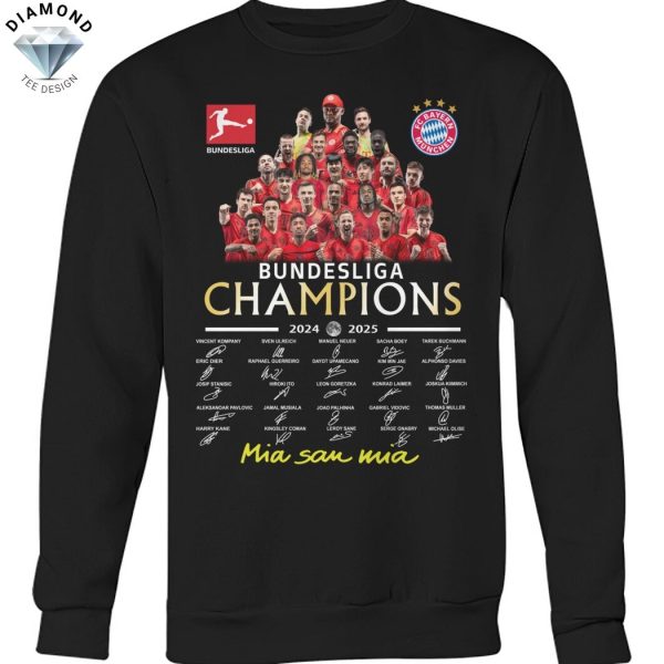 Bundesliga Champions 2024-2025 Signature Mia Sau Mia Unisex T-Shirt