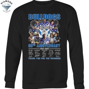 Canterbury-Bankstown Bulldogs 90th Anniversary 1935-2025 Signature Thank You For The Memories Unisex T-Shirt