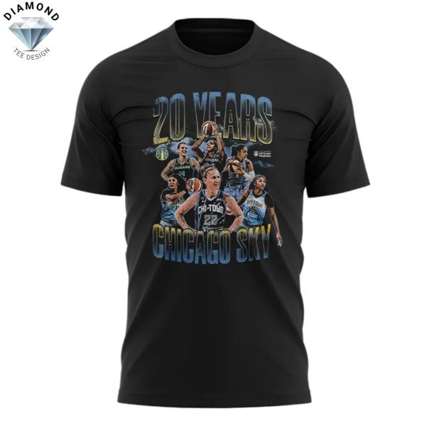 Chicago Sky 20 Years 2025 3D T-Shirt