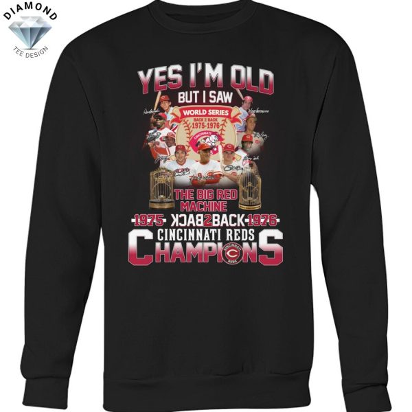 Cincinnati Reds The Big Red Machine Back 2 Back 1975-1976 Champions Unisex T-Shirt