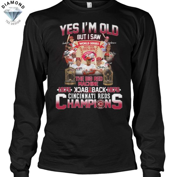 Cincinnati Reds The Big Red Machine Back 2 Back 1975-1976 Champions Unisex T-Shirt