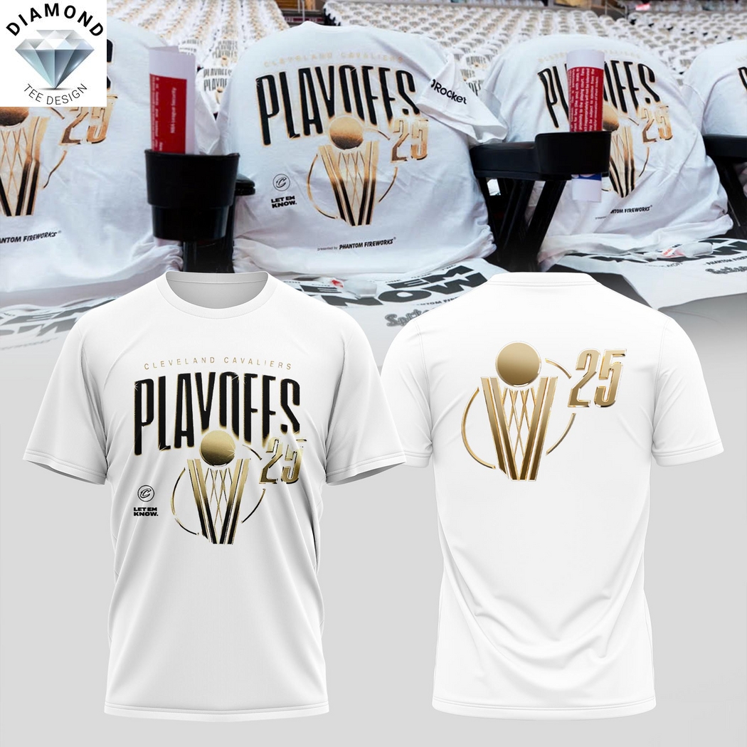 Cleveland Cavaliers Playoff 2025 Let Em Know 3D T-Shirt Cleveland Cavaliers Playoff 2025 Let Em Know 3D T-Shirt