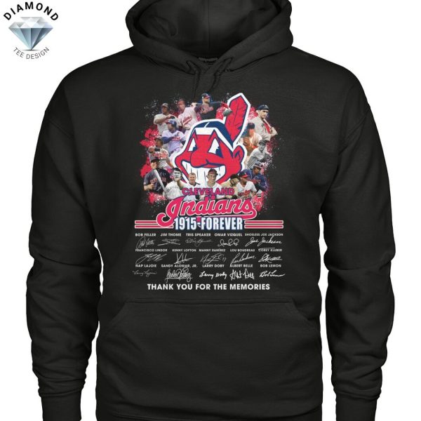Cleveland Guardians 1915-Forever Signature Thank You For The Memories Unisex T-Shirt
