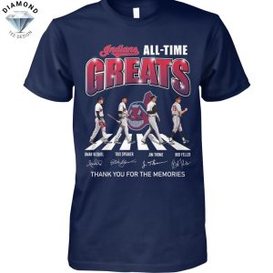 Cleveland Indians All-Time Greats Signature Thank You For The Memories Unisex T-Shirt
