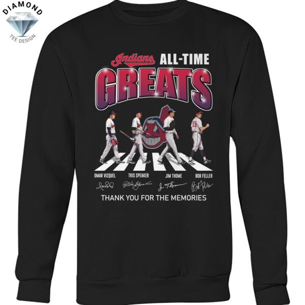 Cleveland Indians All-Time Greats Signature Thank You For The Memories Unisex T-Shirt