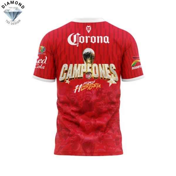 Deportivo Toluca F.C Campeon 2025 Liga MX 3D T-Shirt