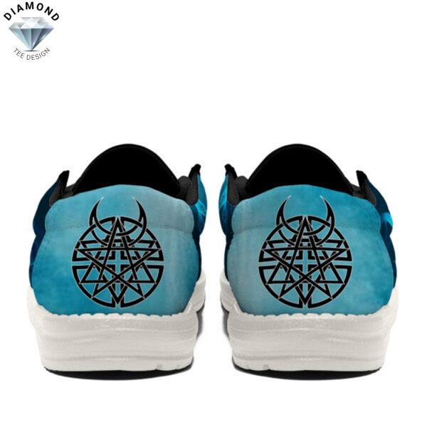 Disturbed Blue Hey Dude Shoes