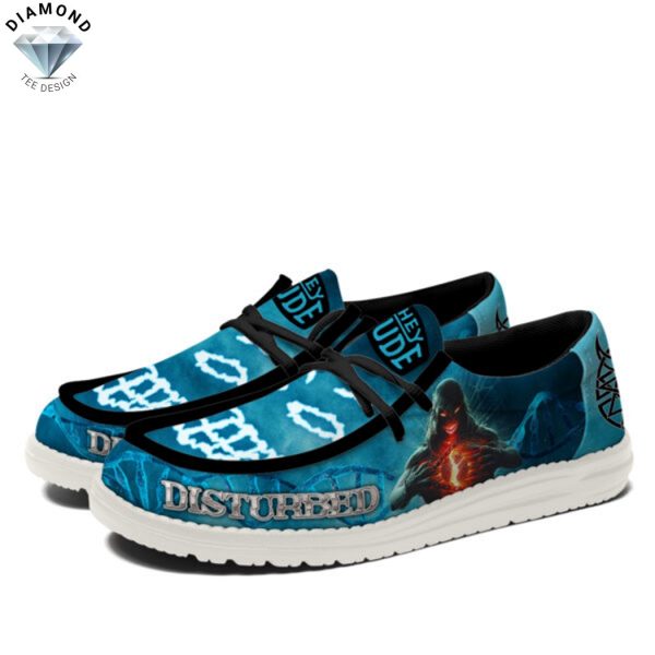 Disturbed Blue Hey Dude Shoes