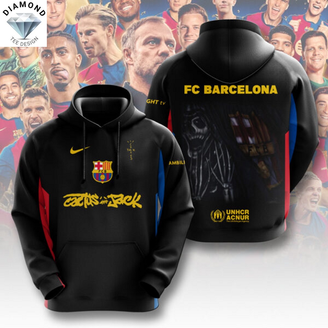 FC Barcelona Cactus Jack Travis Scott Hoodie FC Barcelona Cactus Jack Travis Scott Hoodie