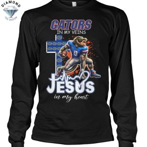 Florida Gators In My Veins Jesus In My Heart Unisex T-Shirt