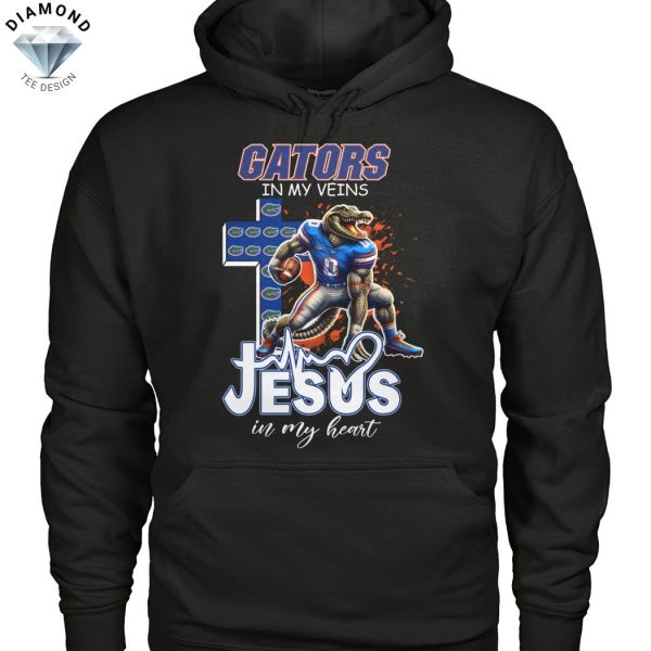 Florida Gators In My Veins Jesus In My Heart Unisex T-Shirt