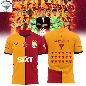 Galatasaray SK 2024-2025 Champions Super Lig 3D T-Shirt