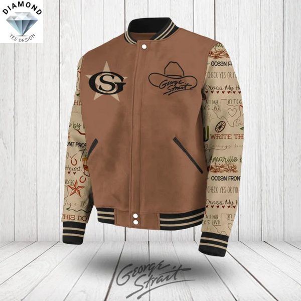 George Strait Cowboys And Dreamers Baseball Jacket