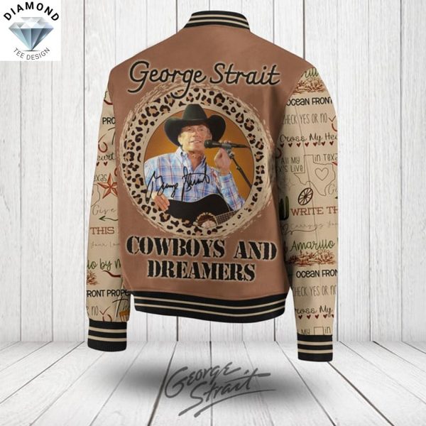 George Strait Cowboys And Dreamers Baseball Jacket