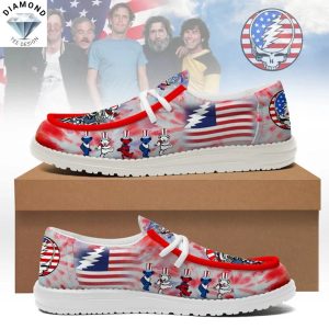 Grateful Dead American Flag Hey Dude Shoes