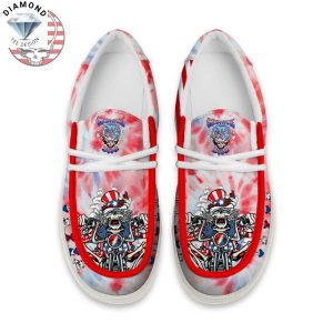 Grateful Dead American Flag Hey Dude Shoes
