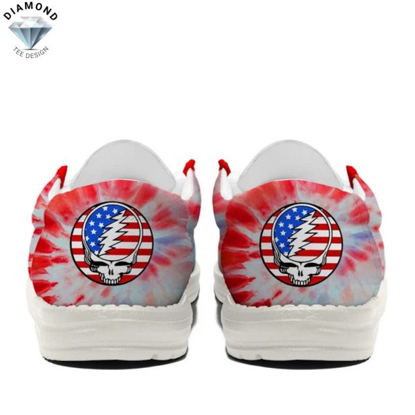 Grateful Dead American Flag Hey Dude Shoes