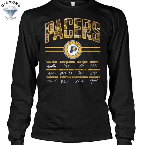 Indiana Pacers Basketball Signature Unisex T-Shirt
