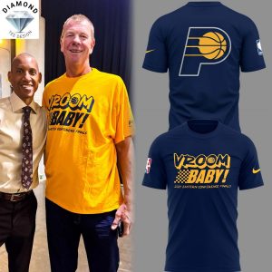 Indiana Pacers Vroom Baby 2025 Eastern Conference Finals 3D T-Shirt