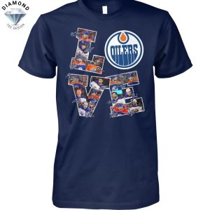 Love Edmonton Oilers Signature Unisex T-Shirt