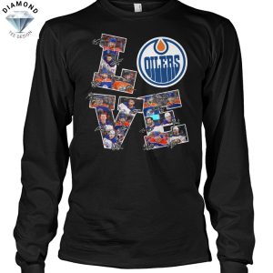 Love Edmonton Oilers Signature Unisex T-Shirt
