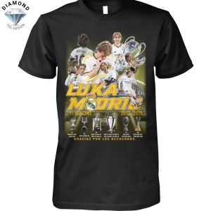 Luka Modric Real Madrid 13 Seasons 2012-2025 Unisex T-Shirt