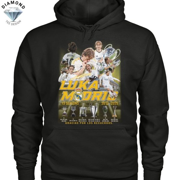 Luka Modric Real Madrid 13 Seasons 2012-2025 Unisex T-Shirt