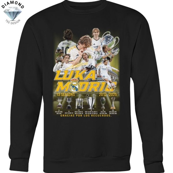Luka Modric Real Madrid 13 Seasons 2012-2025 Unisex T-Shirt
