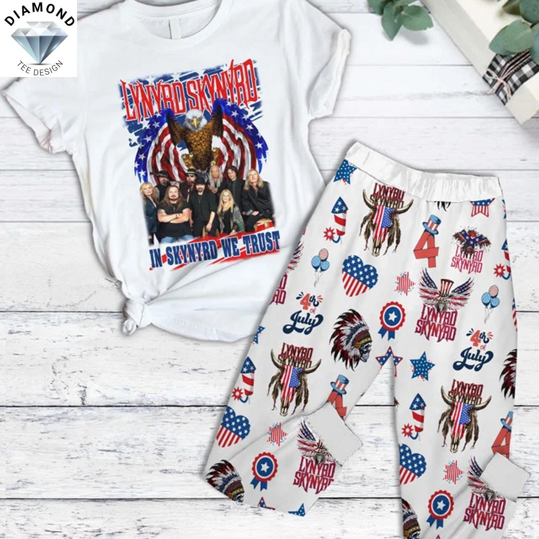 Lynyrd Skynyrd In Skynyrd We Trust Pajamas Set Lynyrd Skynyrd In Skynyrd We Trust Pajamas Set
