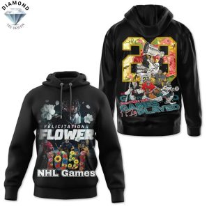 Marc-Andre Fleury Felicitations Flower NHL Games Hoodie