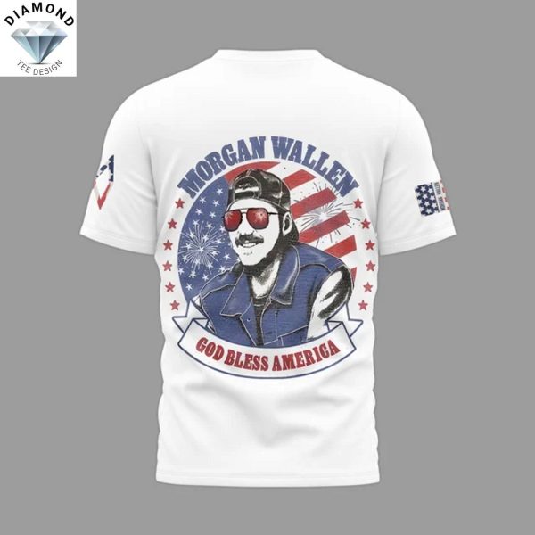 Morgan Wallen God Bless America 3D T-Shirt