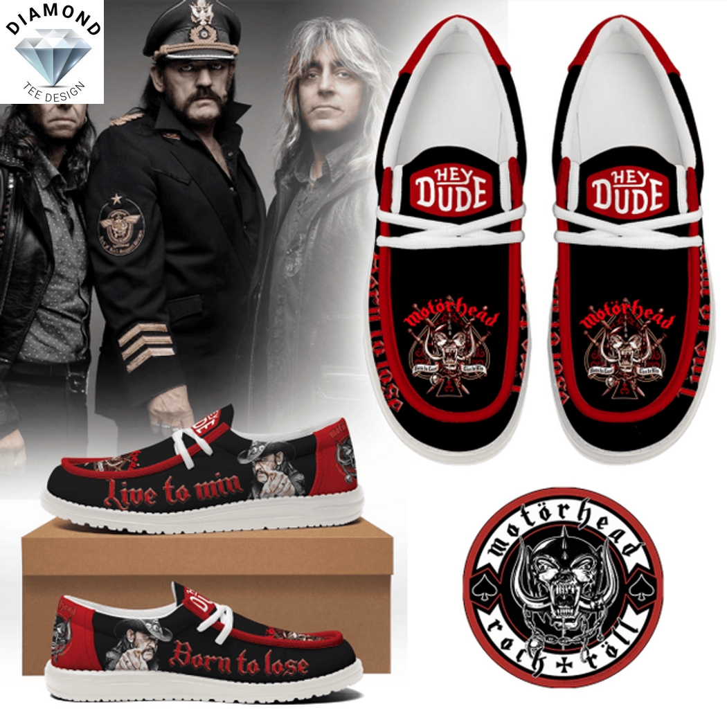 Motorhead Live To Win Born To Lose Hey Dude Shoes Motorhead Live To Win Born To Lose Hey Dude Shoes