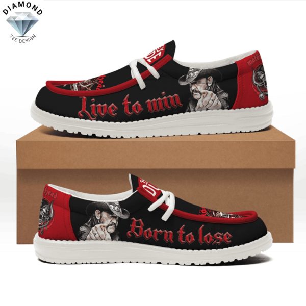 Motorhead Live To Win Born To Lose Hey Dude Shoes