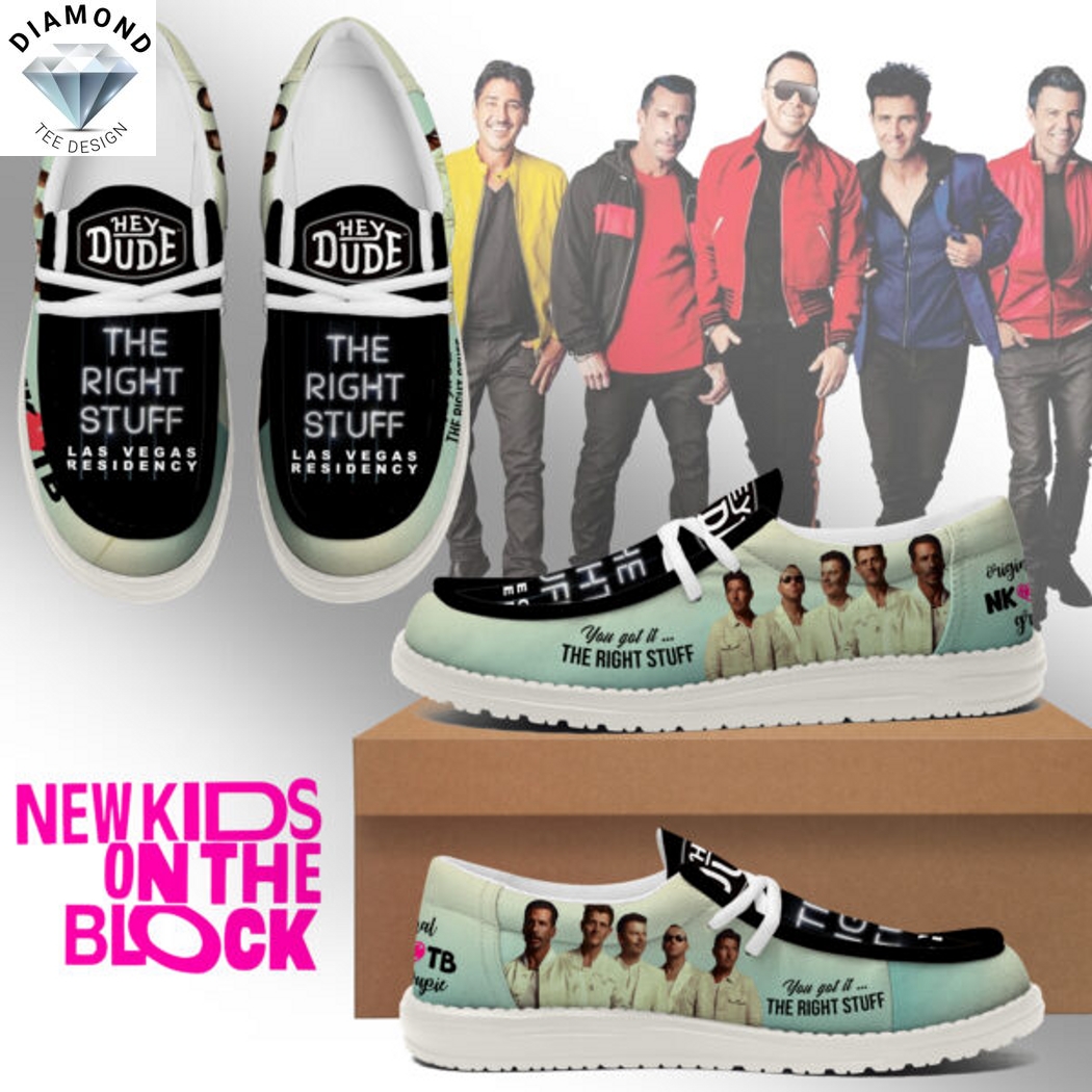 New Kids On The Block The Right Stuff Hey Dude Shoes New Kids On The Block The Right Stuff Hey Dude Shoes