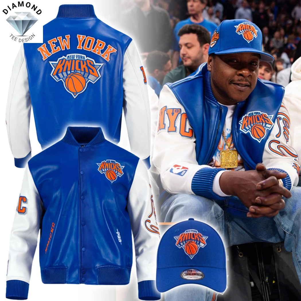 New York Knicks Playoffs 2025 Baseball Jacket New York Knicks Playoffs 2025 Baseball Jacket