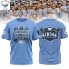 North Carolina Tar Heels 2025 NCAA WoMens Lacrosse National Champions 3D T-Shirt