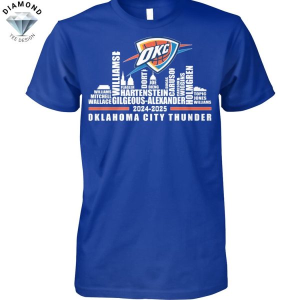 Oklahoma City Thunder 2024-2025 Unisex T-Shirt